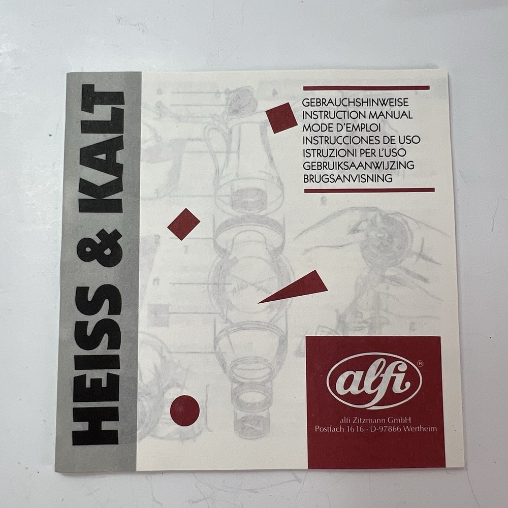 Alfi HEISS & KALT ISOLIERKANNE BASIC   (LAVA-ROT) RED . Insulated pitcher/carafe - Picture 10 of 16